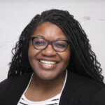 smiling female personality